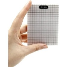 Daders Home Şeffaf Yapışkanlı Post It Not Kağıdı Postit Gridnot (Grid)