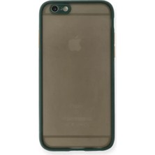 Poyraz Market Newface Apple iPhone 6 Kılıf Montreal Silikon Kapak - Yeşil