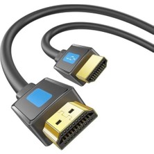 Daders Home Altın Kaplama Hd Series 120hz 8k HDMI To HDMI 2.1V HDMI Kablosu Görüntü Aktarım Kablosu 1 Metre
