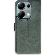 Poyraz Market Newface Xiaomi Redmi Note 13 Pro 4g Kılıf Trend S Plus Kapaklı Kılıf - Yeşil