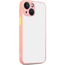 Poyraz Market Newface Apple iPhone 13 Kılıf Montreal Silikon Kapak - Pembe