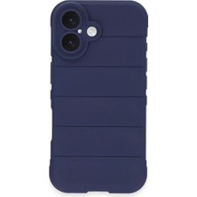 Poyraz Market Newface Apple iPhone 16 Plus Kılıf Optimum Silikon - Lacivert