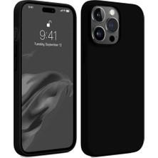 Poyraz Market Newface Apple iPhone 15 Pro Max Kılıf First Silikon - Siyah