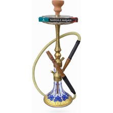 Benko Kahveci Nargile Takımı Döküm Tam BOY:41CM,ŞIŞE ÇAP:20CM,DERI Marpuç,kil Lüle,maşa.