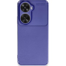 Poyraz Market Newface Huawei Nova 12 Se Kılıf Auto Focus Karbon Kapak - Lacivert