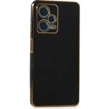 Poyraz Market Newface Xiaomi Redmi Note 12 Pro Plus Kılıf Volet Silikon - Siyah