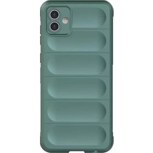 Poyraz Market Newface Samsung Galaxy A05 Kılıf Optimum Silikon - Koyu Yeşil