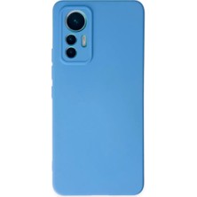 Poyraz Market Newface Xiaomi Mi 12 Lite Kılıf Nano Içi Kadife Silikon - Mavi