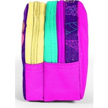 Daders Home Mor Pembe Dondurma Iki Bölmeli Kalem Çantası - Kız Çocuk