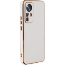 Poyraz Market Newface Xiaomi Mi 12T Pro Kılıf Volet Silikon - Beyaz