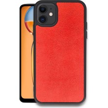 Poyraz Market Newface Apple iPhone 11 Kılıf Aras Deri Kapak - Kırmızı