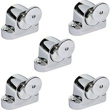 Daders Home Manyetik Kapı Tamponu Nikel Stoper Mıknatıslı 5'li Paket