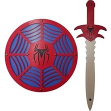 Daders Home Ahtek Ahşap Oyuncak Seti 2’li,örümcek Kalkanı ve Kılıcı ETICSET117