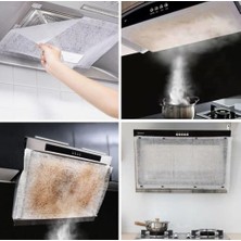 Daders Home 2'li Yağ Emici ve Duman Önleyici Pratik Mutfak Davlumbaz Koruyucu Dayanıklı Yedek Filtre 45X90 cm