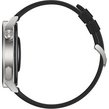 Daders Home Gt 3 Pro 46MM Titanyum Kasa ve Siyah Kauçuk Kayış Akıllı Saat