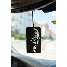 Metal Atatürk Portreli Dikiz Aynası Süsü, Şık ve Benzersiz Araba Aksesuarı