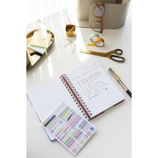 Daders Home A5 Spiralli Sert Kapak Lastikli Noktalı Not Defteri Ayıcık