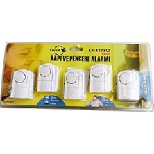 Daders Home LR-4222C5 Kapı Pencere Alarmı, 5 Adetli Ev Pencere Alarmı, Ev Hırsız Alarmı