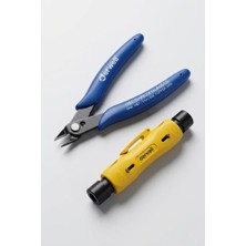 Derwell Metal Yan Kesici - Koaksiyel Kablo Soyucu Elektrik Teli Kesici Rg-59 Rg-6 Rg-6q Rg-7 Rg-11 Için