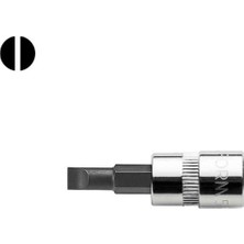Ceta Form 1/4" 6.5X37 mm Lokmalı Düz Uç C08S-S65