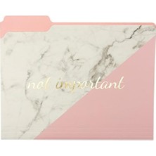 Daders Home Allık Mermer Dosya Klasör Seti - Dosya Seti 9 Klasör ve 3 Benzersiz "önemli" Tasarım Içerir, Dayanıklı Üç Skorlu Kaplamalı Karton Üzerine Altın Folyo ile Süslenmiş, 29,8 cm x 24,1 cm