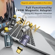 Daders Home 240W Pd3.1 Manyetik Usb-C Adaptör | 40GBPS Usb4.0 Veri Aktarımı | Tam Fonksiyonlu ve Çok Yönlü Otget
