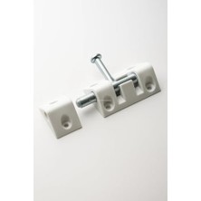 Daders Home Plastik Sürgülü Kilit, Ahşap, Metal, Alüminyum Uyumlu, Kapı, Pencere, Dolap Için, Dayanıklı, Sürgü Mandalı, Kayar Kilit Mekanizması (7 Cm, 2 Adet)