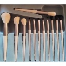 Daders Home Gaman Morandi Series Büyük Boy Özel Kaliteli Kutulu 12 Parça Makyaj Fırçası Seti
