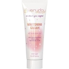 Daders Home Everyday Beauty Whitening Cream Beyazlatıcı Etkili, Nemlendirici, Leke Karşıtı Cilt ve Vücut Bakım Kremi 100ML (Arbutin  ) Aydınlatıcı Etki, Tüm Ciltler Için