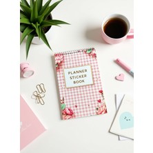 Birikiyedi Planner Sticker Defteri 12 Yaprak Renkli Etiket Defteri , Sticker Book , Defter , Planlayıcı