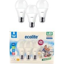 Daders Home 12W LED Ampul 3’lü Paket | 1521 Lümen, 6500K Beyaz Işık, 100W Eşdeğer, E27 Duy, Enerji Tasarruflu, 220V, Dim Edilemez