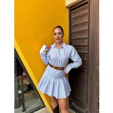 Çizgili Gömlek Elbise