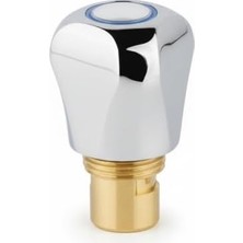 DMR Home Paslanmaz Çelik Krom Musluk Başlığı, Sarı Pirinç, Aç Kapa Özellikli