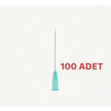 ENKAVET Berika Yeşil Enjektör Iğne Ucu (Uç) 21 G 0,8 * 38 mm Steril Uzun Luer Lock Kilitli 100 Adet