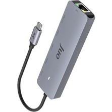 Daders Home Type-C 5gbps 100W 4K 60Hz HDMI Gigabit Ethernet Dönüştürücü USB 3.2 Çoklayıcı Hub