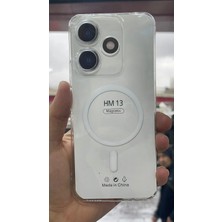 İzel Aksesuar Xiaomi Redmi 13 Sert Pc Sararmaz Magsafe Şeffaf  Kılıf