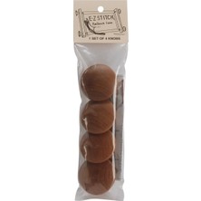 DMR Home 71658 Oak Frame Knobs-4-Pkg