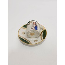 Hasyılmaz Gout De Ville Limoges Erkek Figürlü Kahve Fincan Takımı