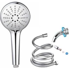 DMR Home Duş Seti / 3 Fonksiyonlu Duş Başlığı ve 175CM Duş Hortumu (Başlık ve Hortum Değişkenlik Gösterebilir)