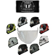 NCR Icon Çene Açılır Şeffaf Vizör Camı