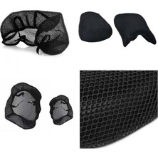 Gogo Premium Yamaha MT25 2014 - 2025 Uyumlu 3D Fileli Hava Destekli Konfor Koltuk Kılıfı Ikili Parça