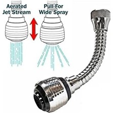 DMR Home Turbo 2 Aşamalı Esnek Musluk Başlığı Pratik Tak Kullan 1410