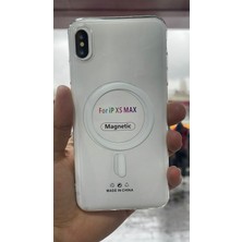 İzel Aksesuar Apple Iphone Xs Max Sert Pc Sararmaz Magsafe Şeffaf  Kılıf