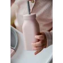 DMR Home Şişe + Pipet - Pinky Pink/powder Grey