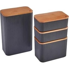 DMR Home Massimo 4'lü Saklama Kabı Seti