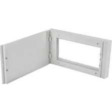 DMR Home Kapak ve Çerçeve Komple 1m 16’lı Multimedya (Opak Beyaz)