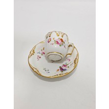 Hasyılmaz Çiçek Desenli Porselen Kahve Fincan Takımı