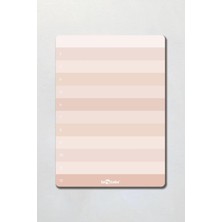 DMR Home Numaralı Planlayıcı Blok Naturel