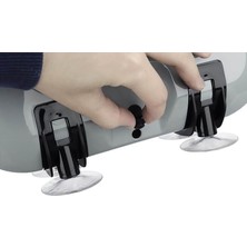 DMR Home Vantuzlu Tabak Yıkama Fırçası, Plastik, Gri, 29.7X13X21 Cm, 3 Litre Hacimli, Su Tasarruflu Bulaşık Yıkama Kabı, Vakumlu Ayaklı (Siyah)