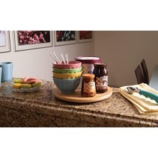 DMR Home International 8301 Bambu Ahşap 25,4 cm Mutfak Döner Tablası